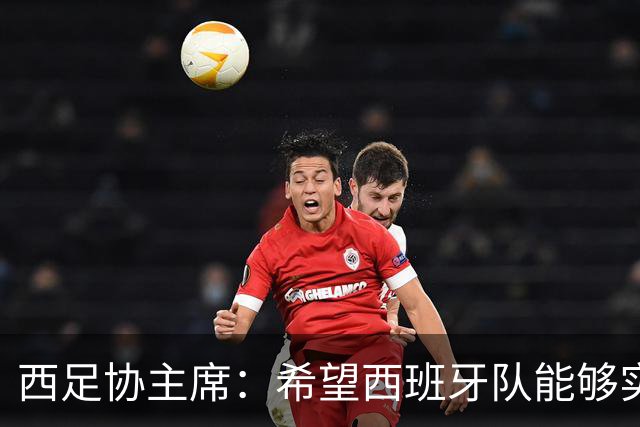 西足协主席：希望西班牙队能够实现夺冠的目标，但必须一步一步来